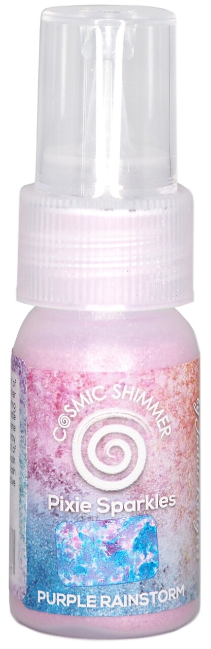 Cosmic Shimmer Jamie Rodgers Pixie Sparkles 30Ml-Purple Rainstorm